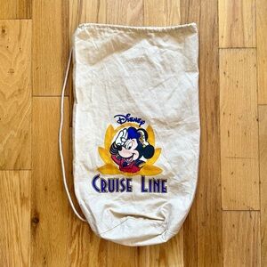Disney Cruise Line Minnie Canvas Drawstring Bag